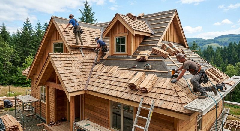 Wood Roofing Installation in Woodland Park, CO