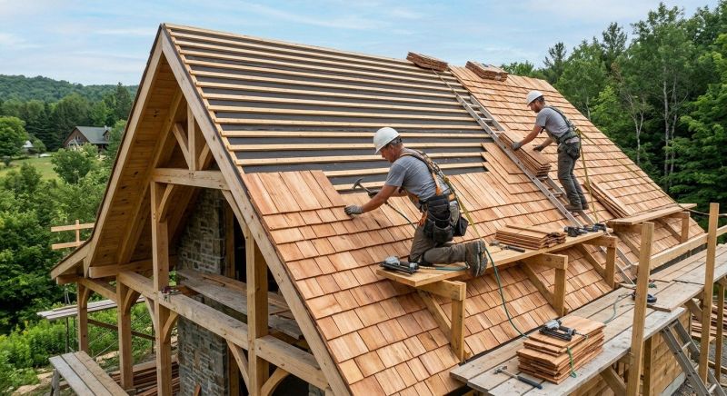 Wood Roofing Installation in Woodland Park, CO