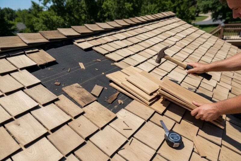 Wood Shake Roof Repair in Colorado Springs, CO