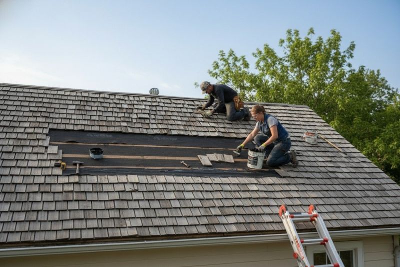 Wood Shake Roof Repair in Elizabeth, CO