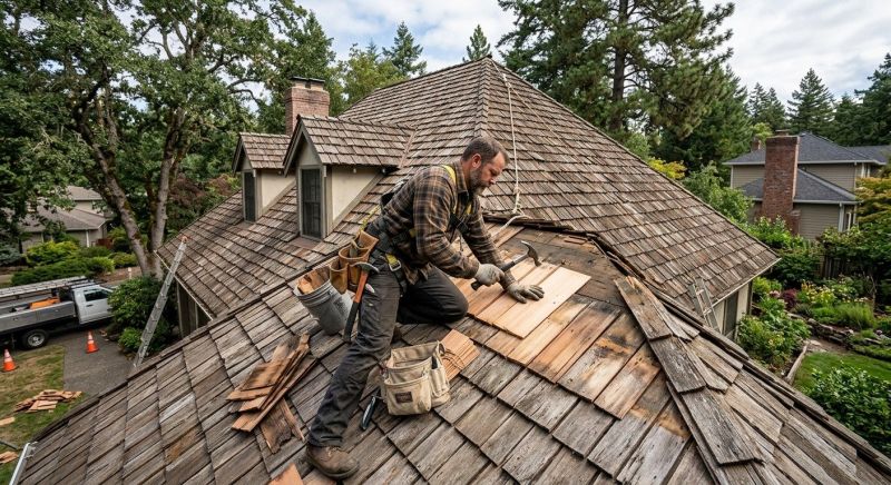 Wood Shake Roof Repair in Woodland Park, CO