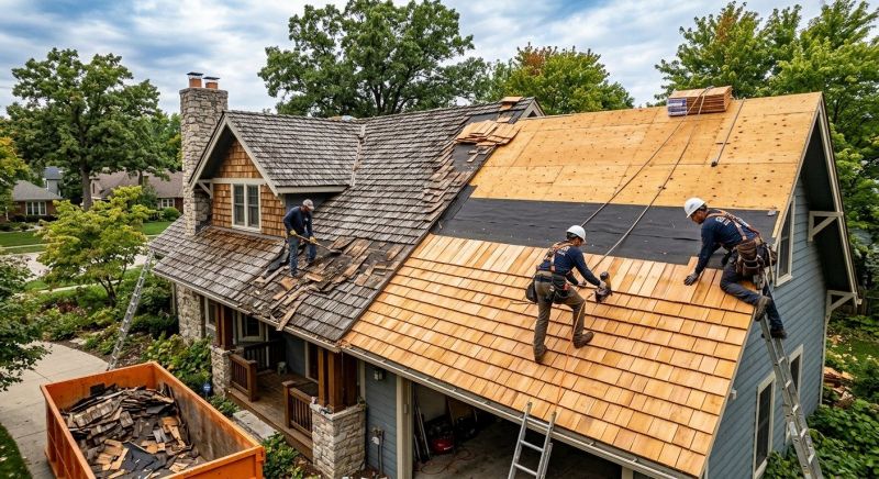 Wood Shake Roof Replacement in Monument, CO