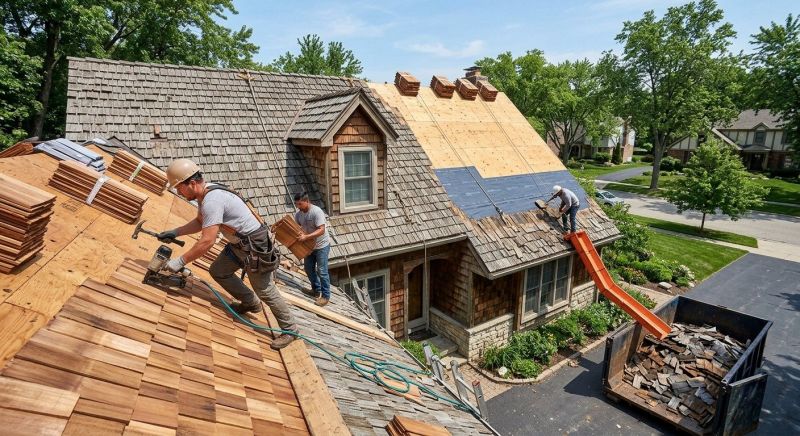 Wood Shake Roof Replacement in Monument, CO