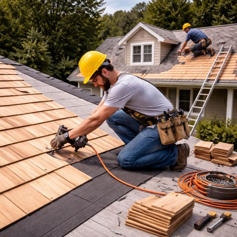 Wooden Roof Installation in Monument, CO